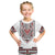 (Custom Personalised) Polynesian T Shirt KID Dashiki With Polynesian Tattoo Royal Version LT14 - Polynesian Pride