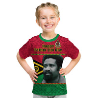 (Custom Personalised) Vanuatu T Shirt KID Vanuatuan Flag Sand Drawing Happy Father Lini Day LT14 - Polynesian Pride