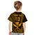 (Custom Text and Number) Hawaii Day Kakau T Shirt KID Proud To Be Hawaiian Gold King Kamehameha and Kanaka Maoli LT13 - Polynesian Pride