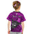 (Custom Personalised) The Shaka Hawaii T Shirt KID Tropical Flowers Purple Version LT13 - Polynesian Pride