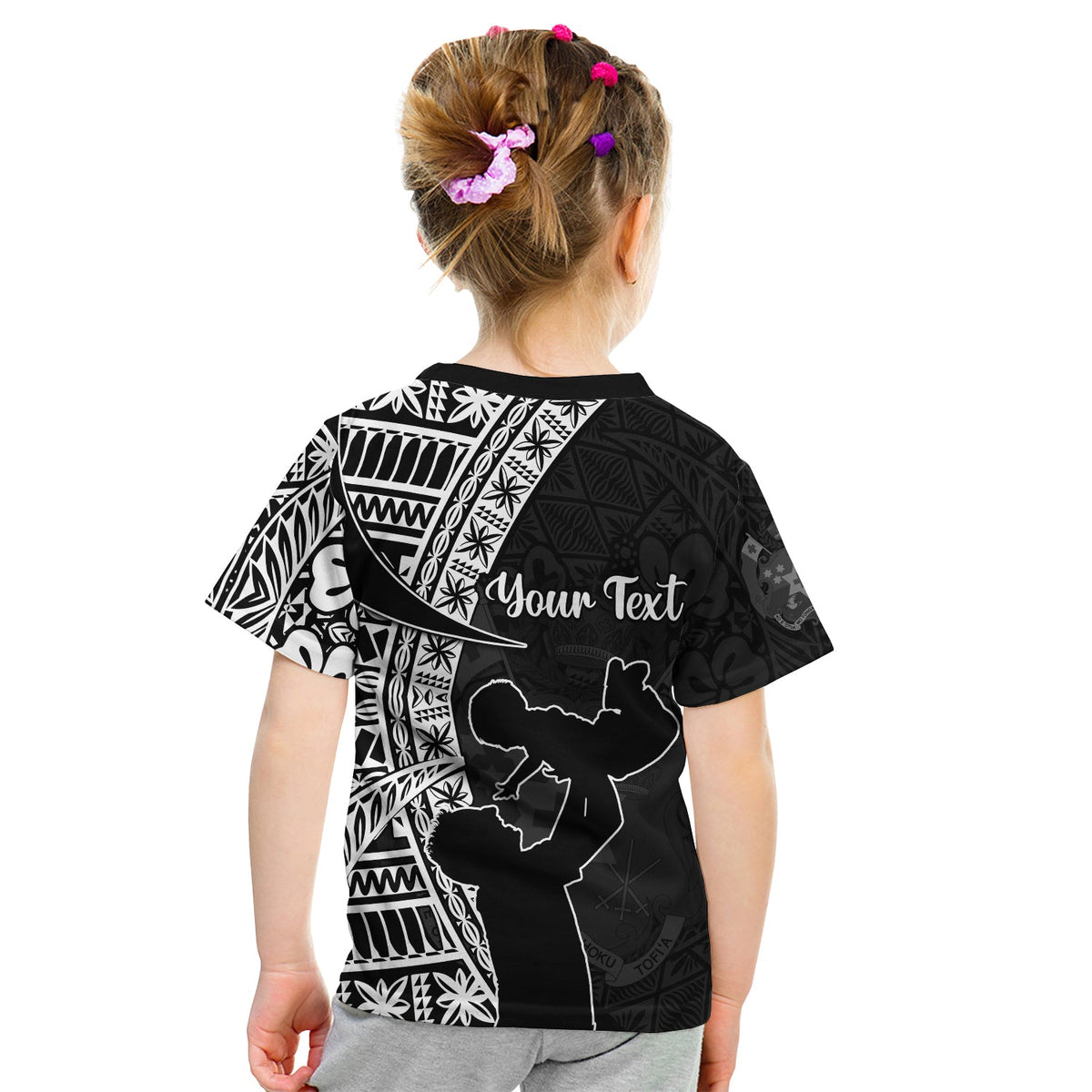 (Custom Personalised) Tonga T Shirt KID Happy Tongan Fathers Day LT13 - Polynesian Pride