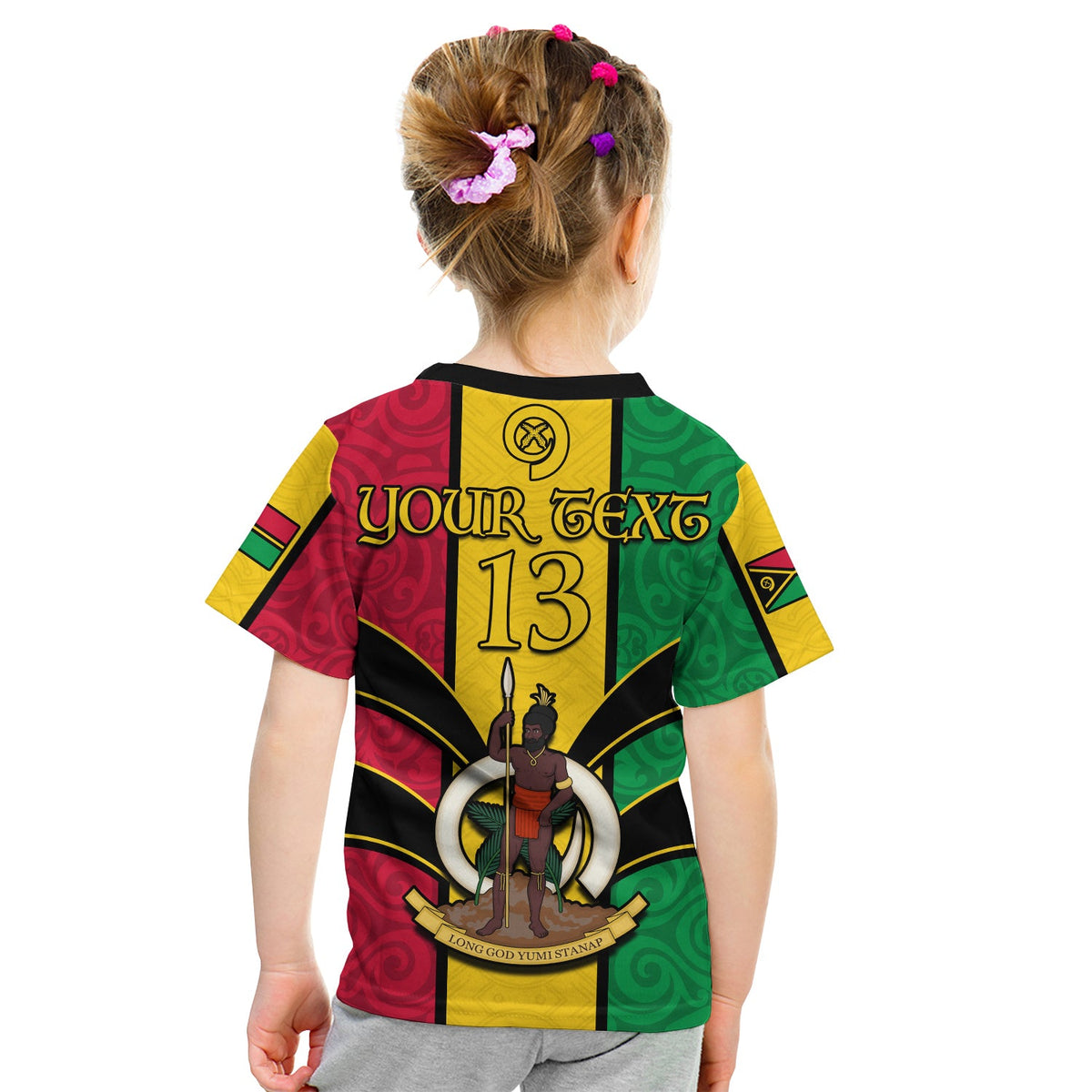 (Custom Text and Number) Vanuatu T Shirt Pig Tusk Polynesian LT13 - Polynesian Pride