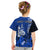 (Custom Personalised) New Caledonia T Shirt KID Nautilus Blue Polynesian Hibiscus LT13 - Polynesian Pride