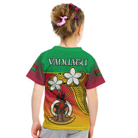Vanuatu Novelty T Shirt KID Frangipani Tropical Spa Flower LT13 - Polynesian Pride