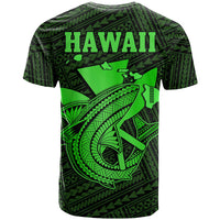 Custom Hawaii T Shirt Kakau Kanaka Maoli Combine Polynesian Shark Ver.02 LT14 - Polynesian Pride