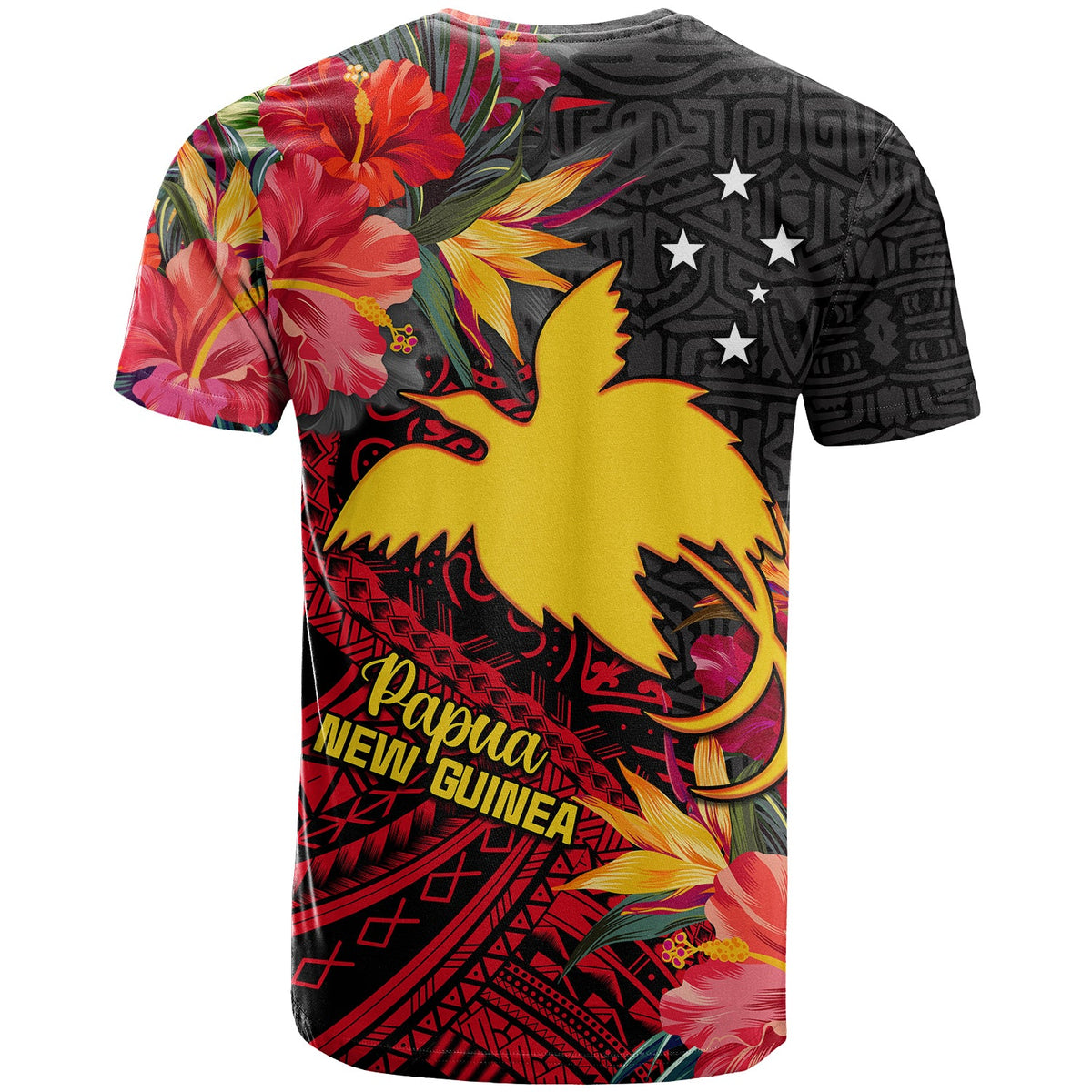 Custom Papua New Guinea T Shirt Bird of Paradise LT13 - Polynesian Pride