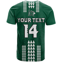 (Custom Text and Number) Hawaii Football T Shirt Kakau Rainbow Warriors Helmet LT14 - Polynesian Pride