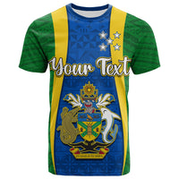 Custom Solomon Islands Day T Shirt 44 Years Independence Anniversary LT13 Green - Polynesian Pride