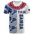 (Custom Text and Number) Toa Samoa Rugby T Shirt Siamupini Ula Fala White LT13 - Polynesian Pride