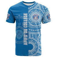 Custom Apifoou Tonga College T Shirt Tongan Ngatu Pattern LT14 - Polynesian Pride