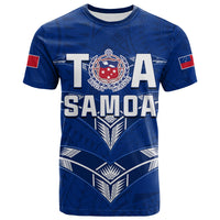 Toa Samoa Rugby T Shirt Siamupini Proud Blue LT13 Blue - Polynesian Pride