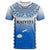 Fiji T Shirt Kaiviti Fijian Special Tapa Pattern LT14 Adult Blue - Polynesian Pride