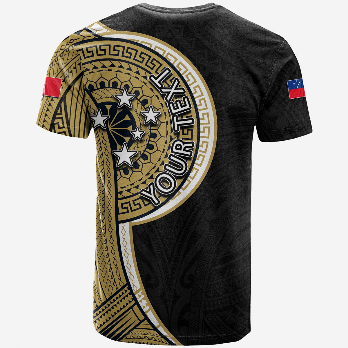 Custom Samoa Tribal Tattoo T Shirt No.2 LT6 - Polynesian Pride