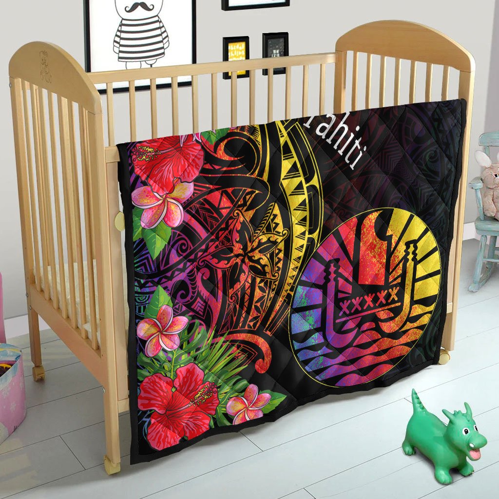 Tahiti Premium Quilt - Tropical Hippie Style - Polynesian Pride