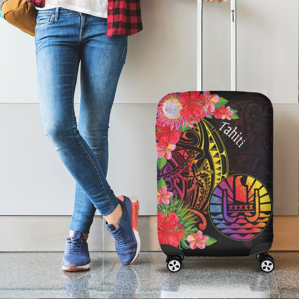 Tahiti Luggage Covers - Tropical Hippie Style - Polynesian Pride