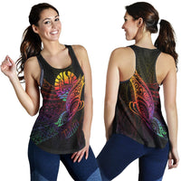 Tahiti Women's Racerback Tank - Butterfly Polynesian Style - Polynesian Pride