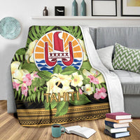 Tahiti Premium Blanket - Polynesian Gold Patterns Collection - Polynesian Pride