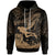 Tahiti Custom Personalized Hoodie Scuba Diving With Turtle Unisex Gold - Polynesian Pride