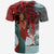 Tahiti Custom T Shirt Polynesian Girl of Volcano - Polynesian Pride