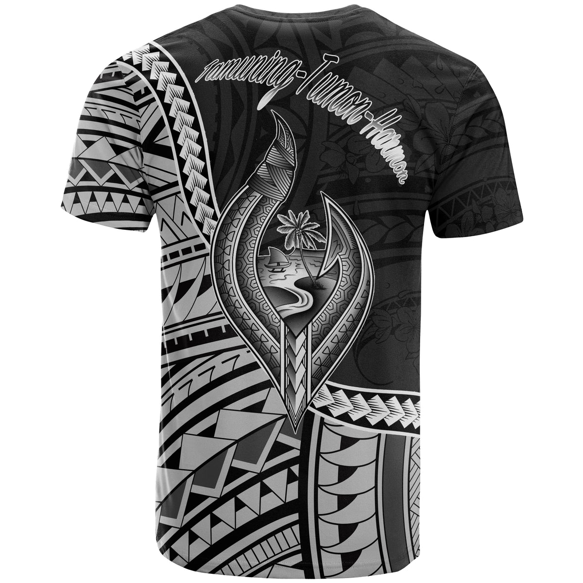 Guam T Shirt Tamuning Tumon Harmon Polynesian Patterns - Polynesian Pride