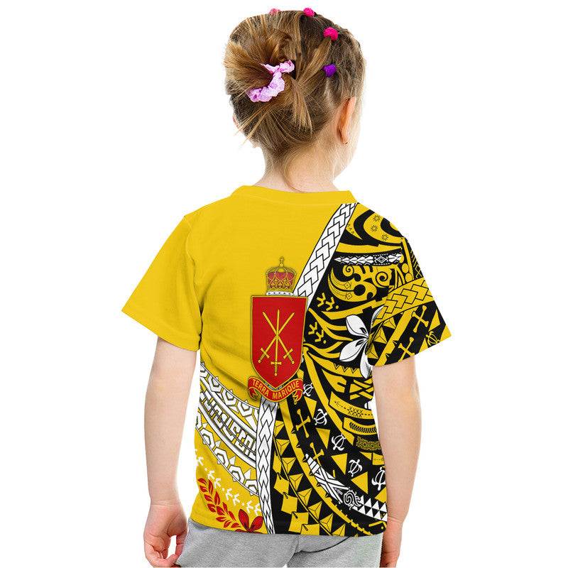 Tonga Terra Marique T Shirt Gold Polynesian Minimalist Style LT9 - Polynesian Pride