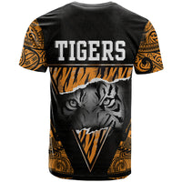 Papua New Guinea Lae Snax Tigers T Shirt Polynesian Tiger Face LT9 - Polynesian Pride
