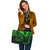 Tokelau Leather Tote - Green Color Cross Style - Polynesian Pride