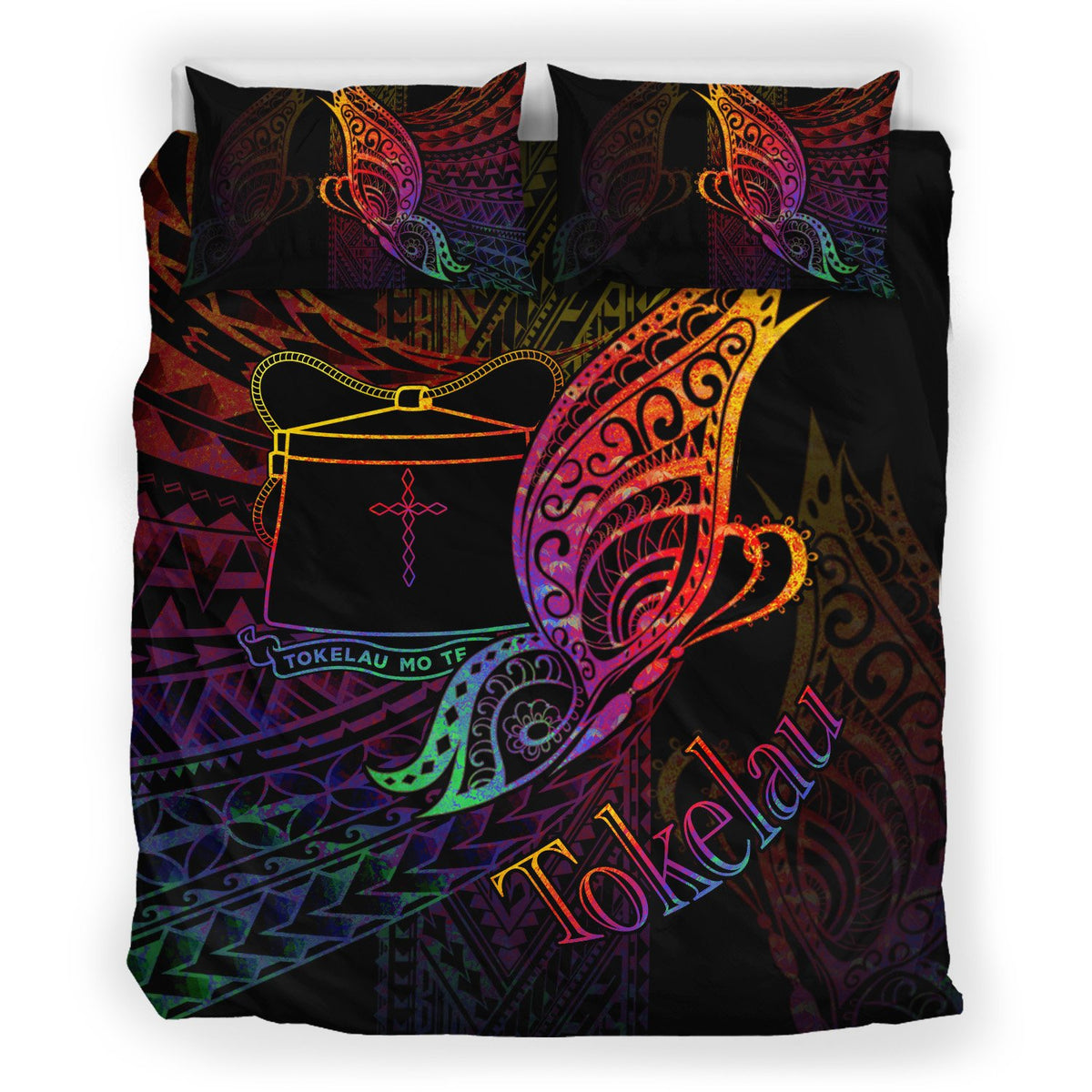 Tokelau Bedding Set - Butterfly Polynesian Style - Polynesian Pride