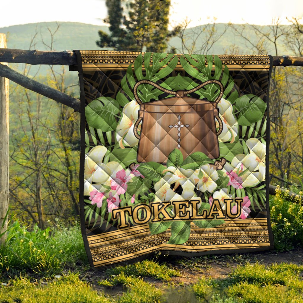 Tokelau Premium Quilt - Polynesian Gold Patterns Collection - Polynesian Pride