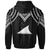 Tokelau Custom Hoodie Polynesian Armor Style Black - Polynesian Pride