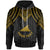 Tokelau Custom Hoodie Polynesian Armor Style Gold Unisex Gold - Polynesian Pride