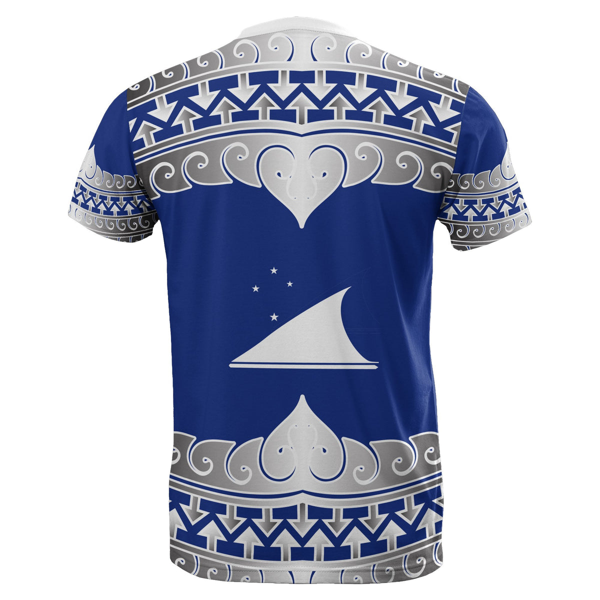 Tokelau All Over T Shirt Tokelau Wave Style - Polynesian Pride