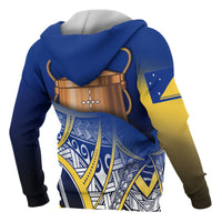 Tokelau Coat of Arms Zip up Hoodie Polynesian Pattern - Polynesian Pride
