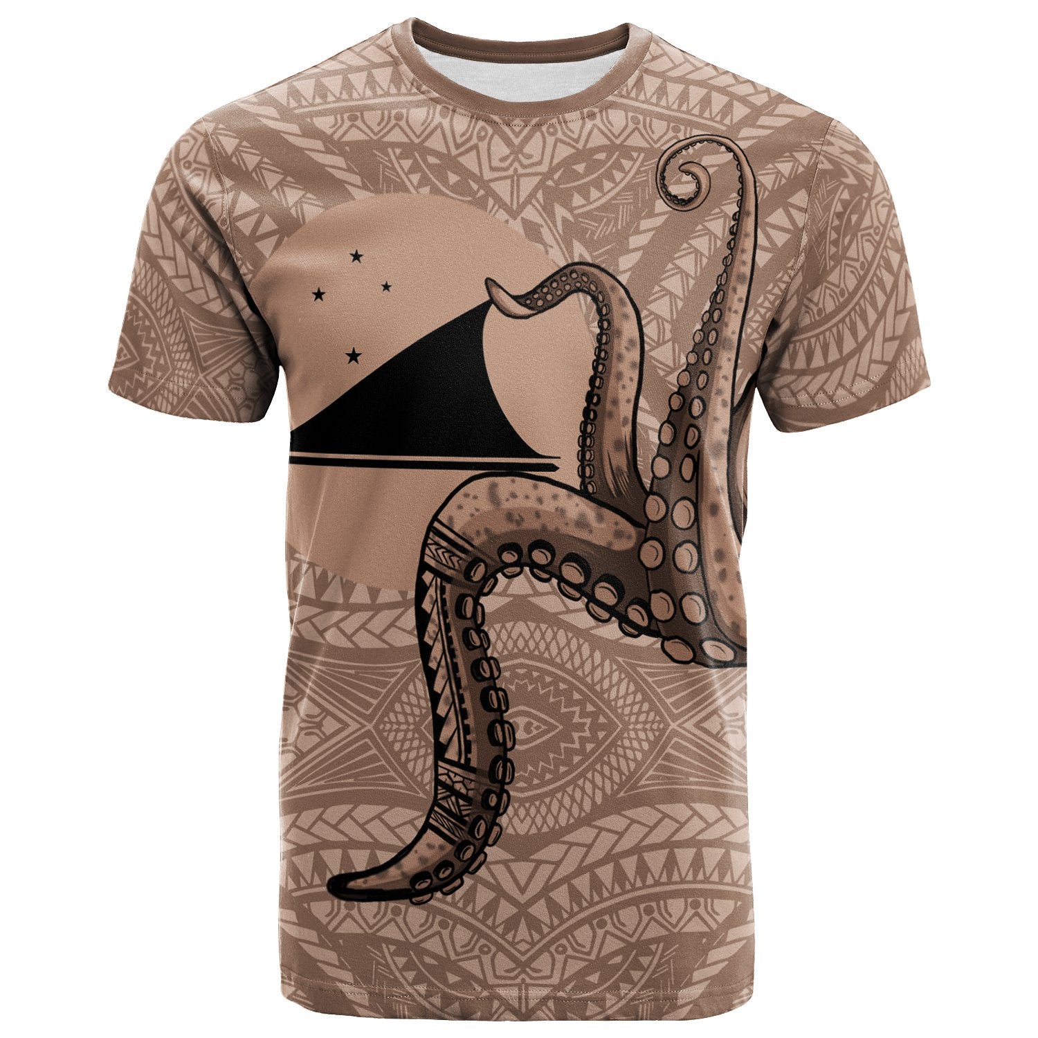 Tokelau T Shirt Octopus Tentacle Unisex Art - Polynesian Pride