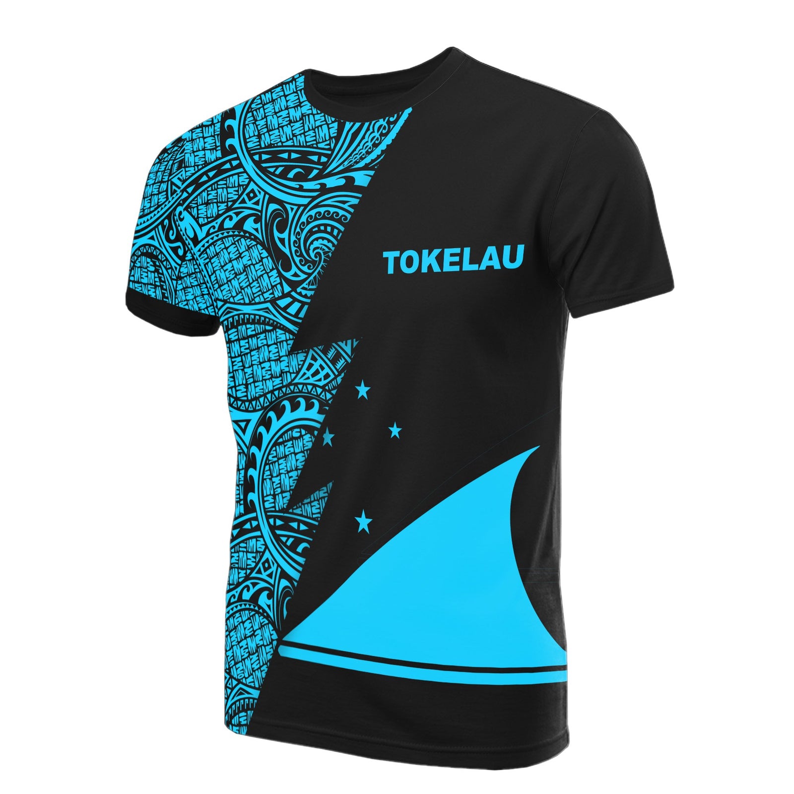 Tokelau T Shirt Polynesian Patter Neon Flash Style Unisex Neon - Polynesian Pride