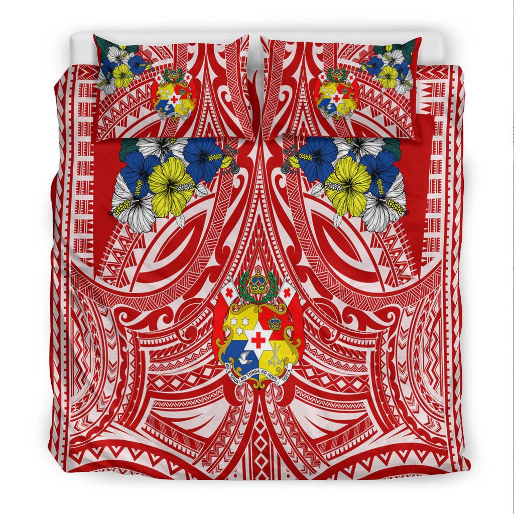 Tonga Bedding Set - Polynesian Pattern Red Color LT7 - Polynesian Pride