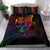 Tonga Bedding Set - Butterfly Polynesian Style Black - Polynesian Pride