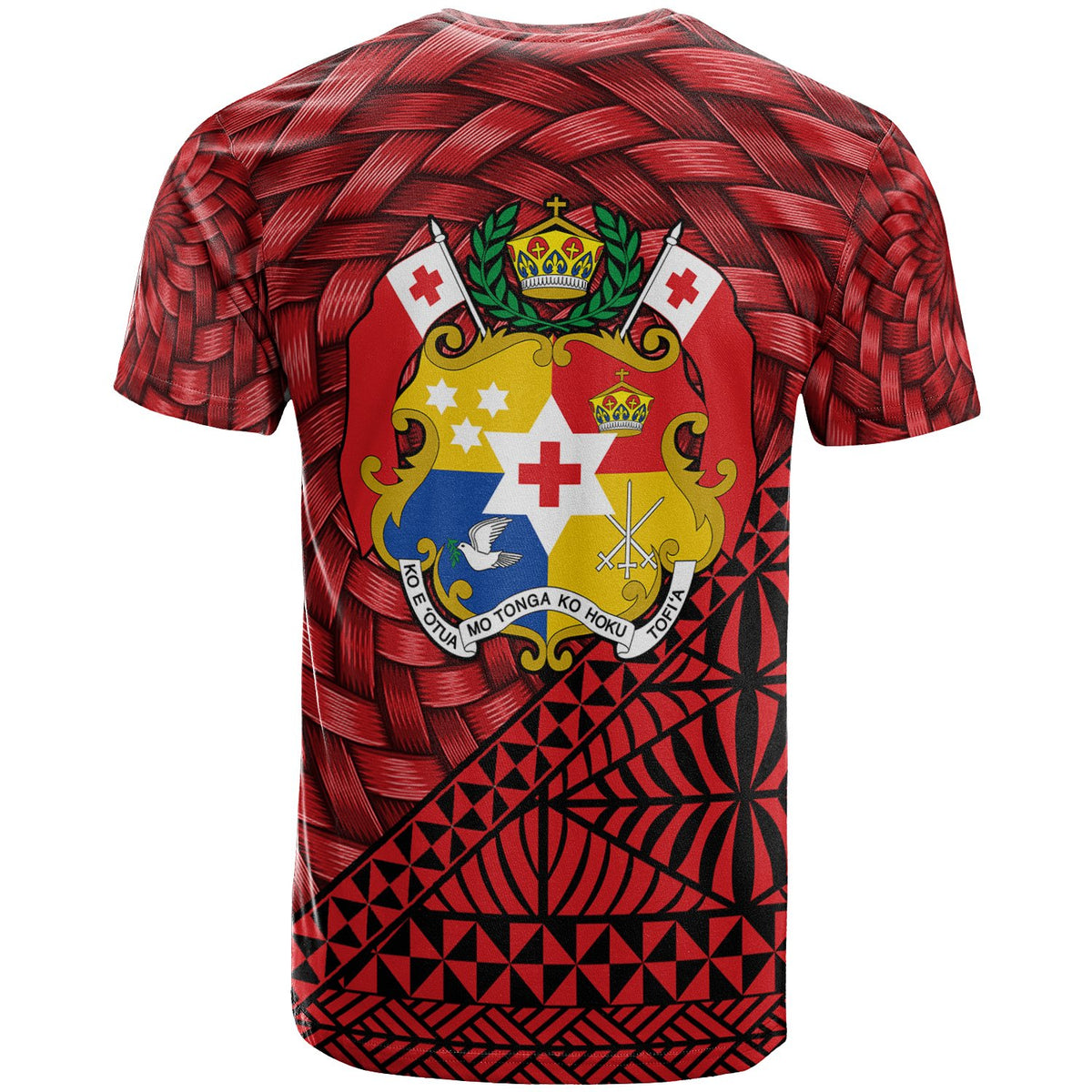 Tonga T Shirt Lapaha Tapa Patterns With Bamboo - Polynesian Pride