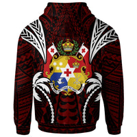 Tonga Zip up Hoodie Blood Runs Through My Veins Style Flag - Polynesian Pride