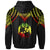 Tonga Custom Hoodie Polynesian Armor Style Reagge - Polynesian Pride