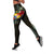 Tonga Hibiscus Leggings A7 Black - Polynesian Pride