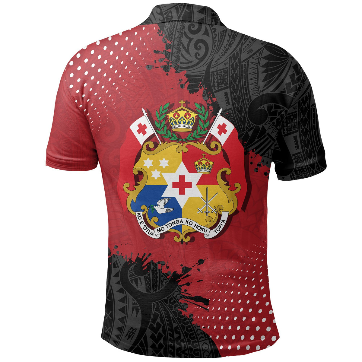 Tonga Polynesian Tattoo Polo Shirt - Polynesian Pride