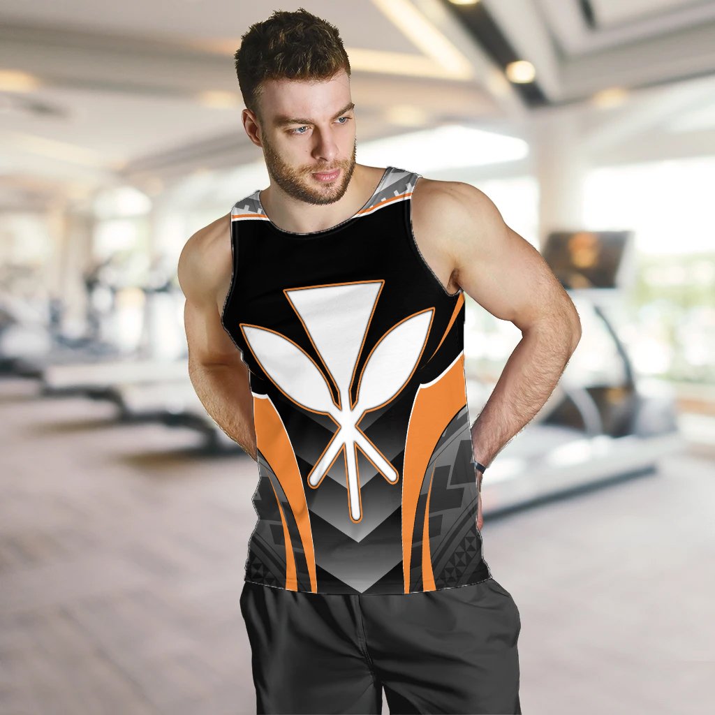 Hawaiian - Polynesian Kanaka Men's Tank Top - Mea Kaua Style - AH - Polynesian Pride