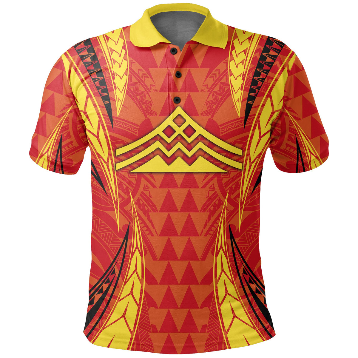 Hawaiian Mauna Kea Polynesian Polo Shirt Valeria Style - Polynesian Pride