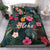 Hawaii Bedding Set Tribal Elements And Hibiscus Version LT9 Green - Polynesian Pride