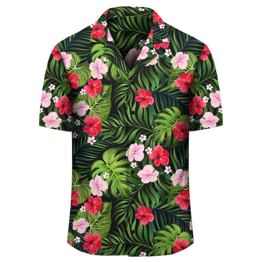 Tropical Flower Mix Hawaiian Shirt - Polynesian Pride