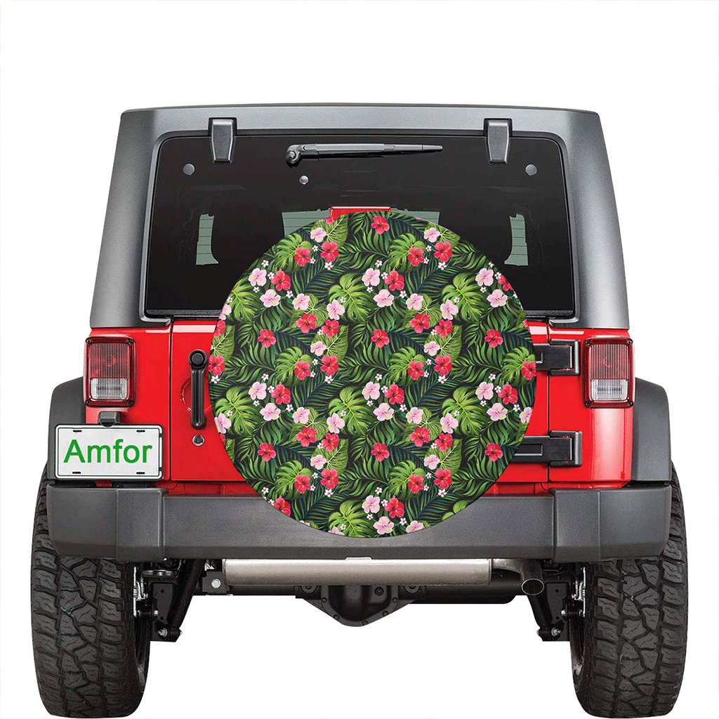 Tropical Flower Mix Hawaii Spare Tire Cover - Polynesian Pride