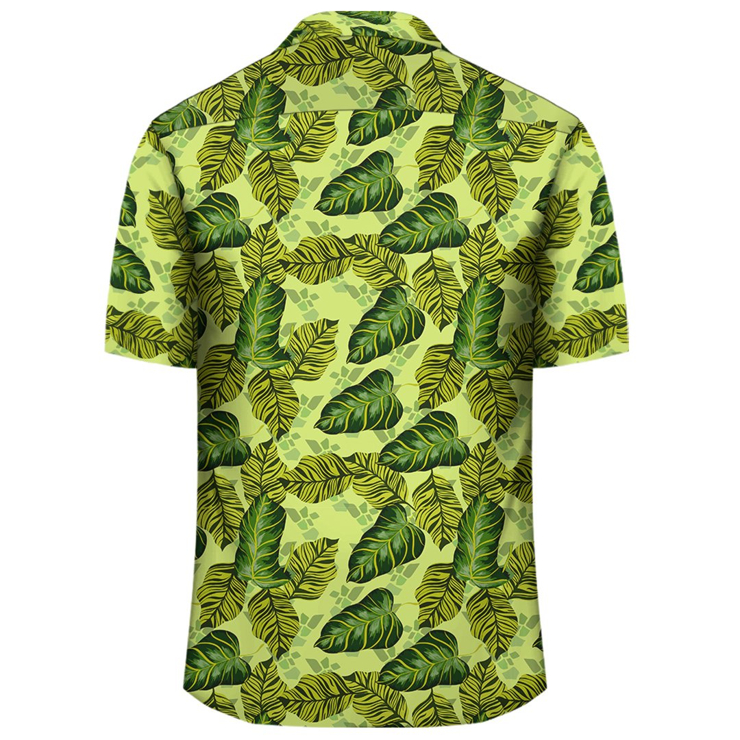 Tropical Green Hawaiian Shirt - Polynesian Pride