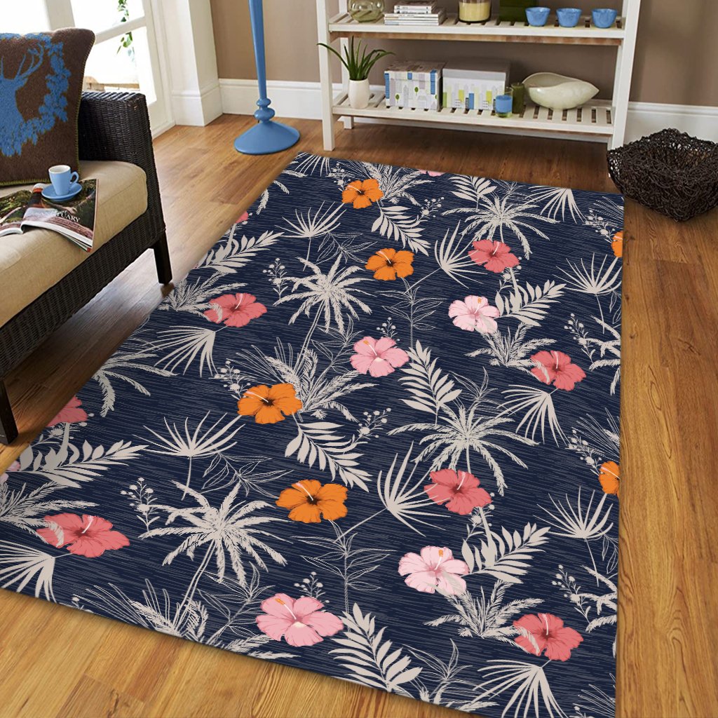 Tropical Grey Area Rug - AH - Polynesian Pride