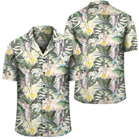 Tropical Jungle Parrots And Flamingos Hawaiian Shirt Unisex Black - Polynesian Pride
